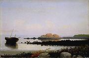 Fitz Hugh Lane Brace's Rock, Eastern Point, Gloucester, Massachusetts. oil painting reproduction